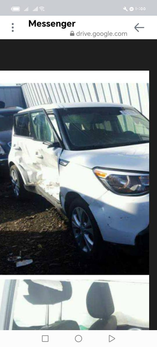 صول ٢٠١٦
محرك ٢٠٠٠ GDi 
ماشيه ٨٢ الف حقيقي 
رقم بغداد انكليزي 
صورة الحادث موضحه بالصوره 
ملاحظه التكمه بين البابين سليمه 
السعر ١١٠ بيهه مجال قليل***********
