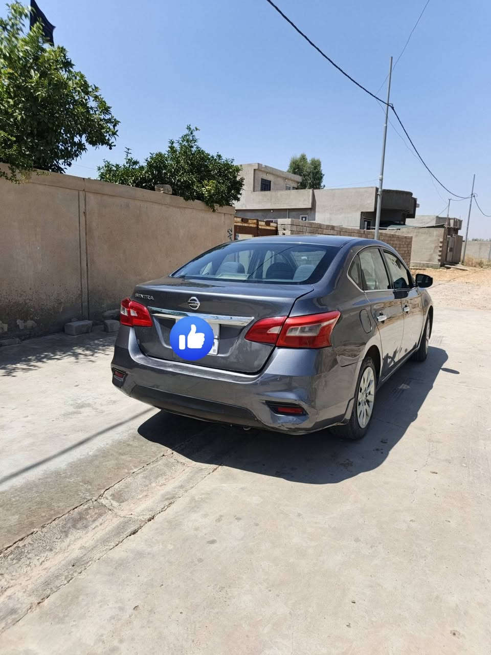 سلام عليكم
نيسان سنترا 

موديل 2019

السياره بسمي 

رقم أربيل 

كاربون مال بانزين موجود

محرك كير و صبغ كلو شرط 

سياره توماتيك 

ضرر شي بسيط مكان الصندوك شبر واحد فقط 

السياره نضيفه ما بهيا أي عيب 

***********

مكاني موصل
