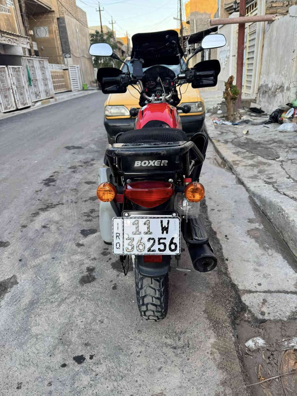 دراجة بوكسر 2022
دراجة مرقم بغداد بأسمي تحويل ثاني يوم مابيهة اي نقص بس بيهة خيط تبخير بس ابد ما موكفتني زوج تايرات جديد الدراجة كاملة السعر 1700 الرقم *********** العنوان بغداد الثعالبة
