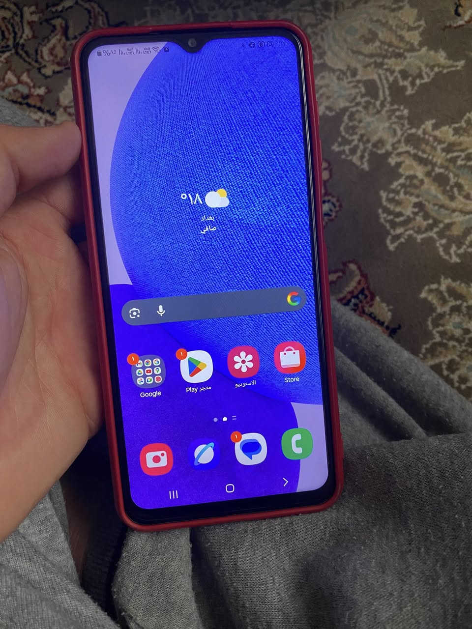 بيع او مراوس
سامسونك a23 
نظافة الجهاز 100% 
زلغ مابي مكفول من فتح اي قطعه بالجهاز كفاله 
غراضه كامله 
مواصفات
 معالج سناب دراكون 680 4g ببجي ٦٠ فريم 
بطاريه 5000mah شحن يطول يومين 
شاشة pls Lcd 90hz 

الجهاز كفاله وياكيته موجود تجي تاخذه عل فحص سعر الجهاز ١٦٥ الف مكاني بغداد العامريه رقم الهاتف *********** 

* ماعندي اي توصيل!!
