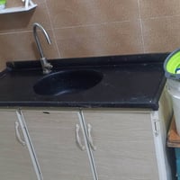 ثلاجة • سنك مرمر • فيها مجال