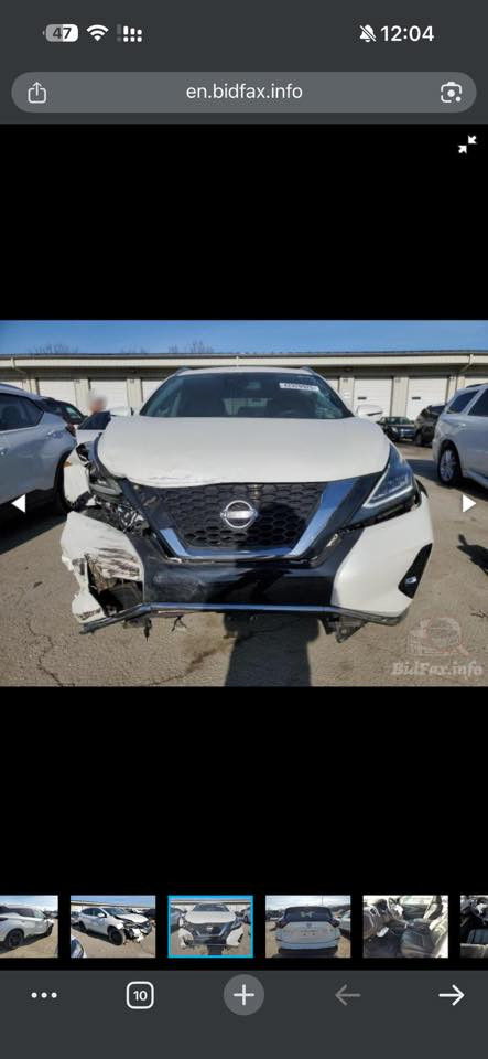 نيسان مورانو 23 
SL فول عدا الفتحه 
ماشية 42
رقم بغداد باسمي 
الحادث موضح بسيط وبدون دواخل فقط جاملغ وشبر بلبنيد 
للتواصل *********** 
السعر 168
