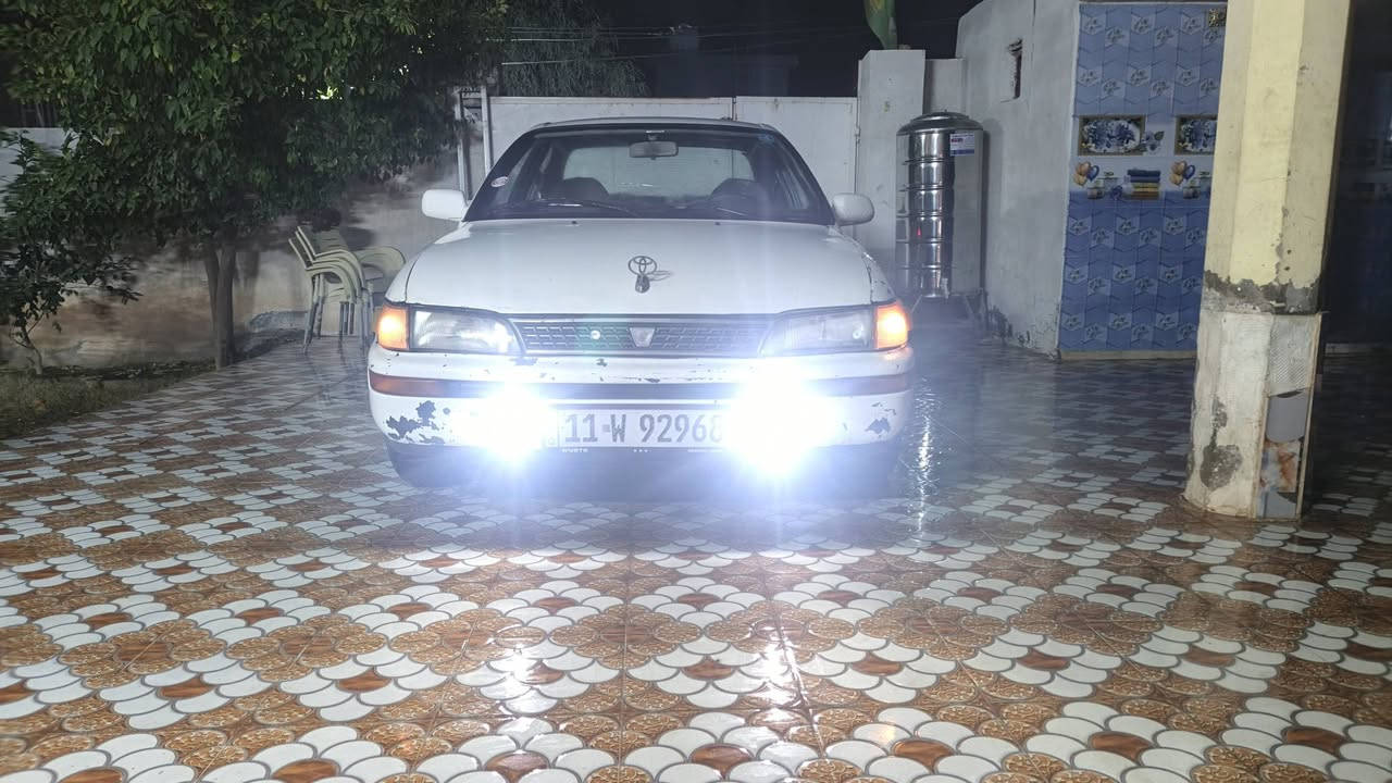 السلام عليكم
متاح كورلا موديل 96 سياره جاهزه ترايك وين متريد مكينه وكير مكفولات تخم تاير جديد باتري جديد صدر امامي وخلفي نضيف رقم بغداد الدولي تحويل شوكت مايعجبك سنويه ل 28 سياره مال جناي خير وبركه  كهربائيات شغاله السياره ديالئ المقداديه السعر  46 ورقه وبيها مجال قليل للشراي وميتعبني للستفسار ***********
