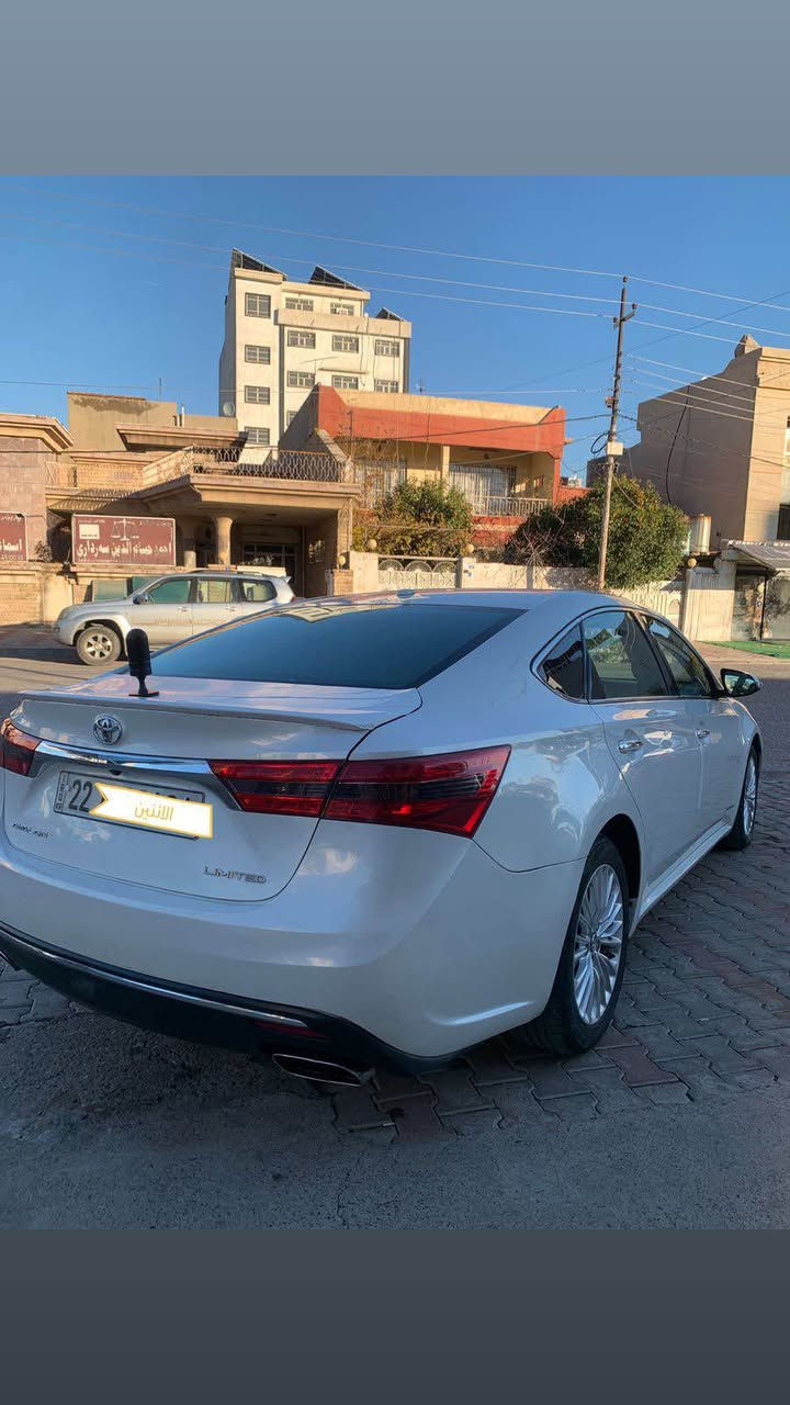 ئەڤەلۆن ئەمریکی ٢٠١٦
مواسەفات XLE 
بۆنیت و چامرلغی دواوەی سبوغ ٫ ٤ جێگای سارد و pdr 
بێ ناو بێ ئێڕباگ 
مەکینە v6 کەپس 
رەقەم هەولێر سەنەوی نوێیە 
ڕۆیشتن ٢٦٠ کم 

تەنها فرۆشتن گۆڕینەوە ناکا
نرخ.       183$
تويوتا افلون  2016 
وارد امريكي
مواصفات XLE
بونيد و جملغ خلفي صبغ 
٤ مكان PDR
بدون دواخل بدون ارباك
محرك كبس 6 سلندر 
رقم و سنوية جديدة
ماشية 260الف كيلومتر حقيقي
فقط بيع بدون مراوس 
سعر 183 ورقة
*********** أربيل, العراق
