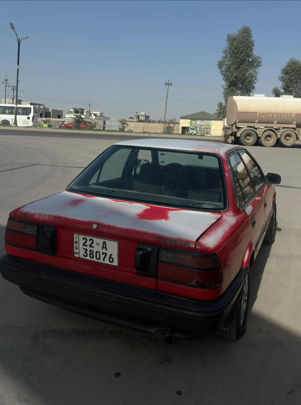 سلام عليكم
تيوتا كورلا للبيع موديل ١٩٩١ كير اوتماتيك تبريد تدفئة شغال 

كير محرك شرط رقم اربيل بسمي شرط تحويل و وكالة 

سيارة بدون ضربة سيارة مابيها نقص اربع تايرات جديد باتري جديد 

سعر ٥٧ وبيها مجال مكاني كركوك

***********

***********
