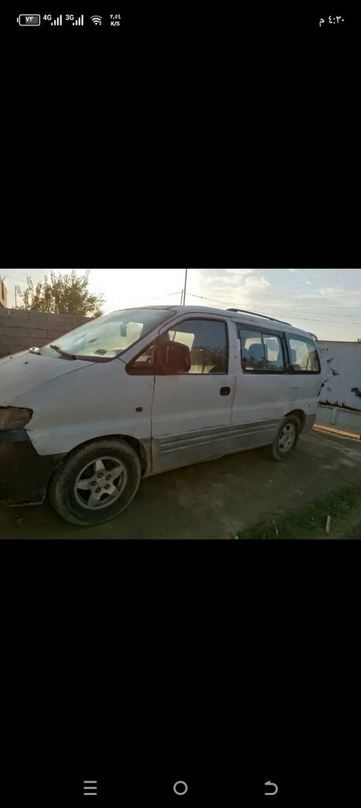 للبيع هونداي ستاركس موديل 2000رقم بغداد الماني تحويل مباشر كير وكسل كفاله الماكينه  خيط بخار فقط بدون تنقيص السعر 32ورقه وبيه مجال الشراي ***********
