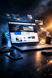 🚀 إنشاء وتصميم مواقع إلكترونية احترافية  هل تريد موقع حديث لعملك أو مش...