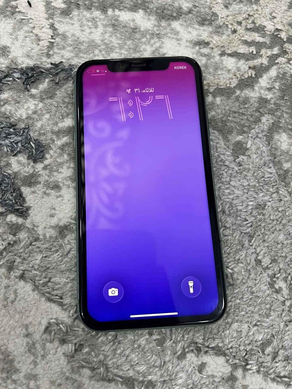 ايفون11عادي ‏ذاكرة 64 تك مبدل ‏شاشة وبطارية97🔋اصلي
سعر195الف


**إذا كنت صاحب هذا الإعلان وتريد حذفه لأي سبب، رجاءا أرسل رسالة إلى الدعم الفني**