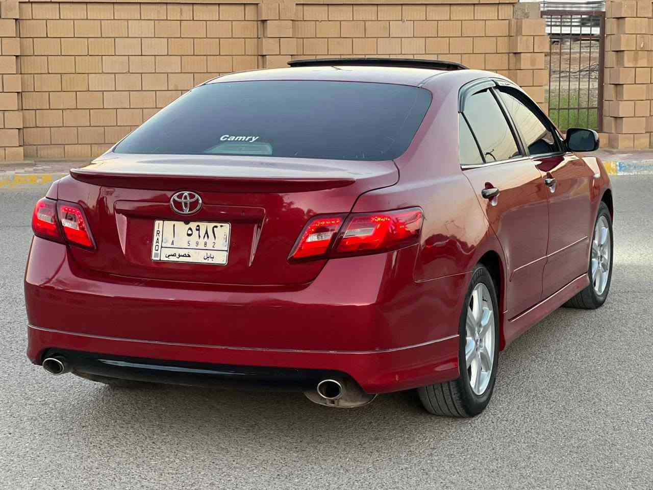 السلام عليكم
للبيع كامري 2008 خليجي 
محرك v6 3500 
صبغ عام اثر جراد فقط بيدي صبغه 
محرك وكير حاويه جديد تبريد منظومه جديد حداديه تبريد كهربائيات جديد 
منظومه زنون كامله 
مكاني بابل حله مرحز المدينه 
السعر 98 وبي مجال ***********
