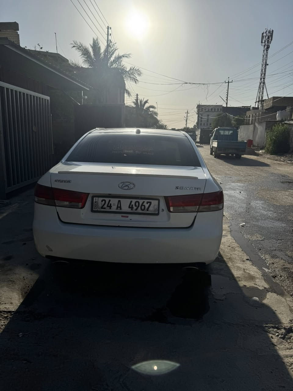 سوناتا 2008 خليجي محرك 3300  لون ابيض سياره جاهزه تخم تاير جديد صبغ  ربع الحاملغ موجود سونار  وحادثها  بأمريكا مبيوك البنيد تبريد تدفئة  كير محرك فول وبأسمي تحويل ثاني يوم رقم دهوك السعر 105وبيها مجال للناس الطيبة للاستفسار اكثر اتصل ع الرقم  العنوان بغداد 
***********
