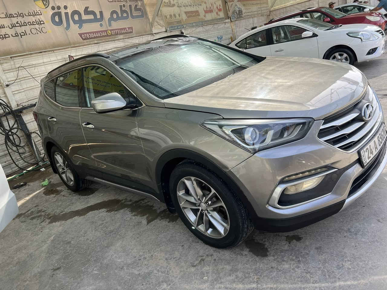 للبيع سنتافي موديل 2017امريكي مكينه 4تيربو سياره فول فول للخير بعد معروفه موصفات الفول كل موصفات بيه سياره جديده رقم شمالي تحول موباشر بسم المشتري سياره بيه بس قطعه وحده فقط البنيد بدون داخل شرط سياره نضيفه ستخدام شخصي ماشيه 189كيلو متر سعر سياره 145ترهم مراوس مكان سياره ديوانيه ***********
