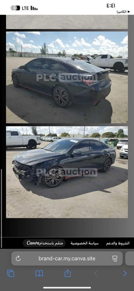 1. الماركة :- هيونداي

2 نوع الماركة :- النترا N

2023 - : 3 سنة الصنع

KMHLW4AK4PU016414 (VIN( 4. رقم الهيكل

5. رقم اللوحة اربيل

6. اللون الخارجي :- اسود

7. اللون الداخلي :- اسود كنتارة مع جلد

8. عدد الكيلومترات : 43 الف

9 نوع الوقود : - بانزين

10 ناقل الحركة :- اوتماتيك

11. حجم المحرك : 2000 توربو

12. عدد الأسطوانات :-4

13. عدد الأبواب : 4

14 عدد المقاعد : 4

15 نوع الدفع :- امامي

16. الحالة العامة : مستخدم امريكي

17. المواصفات الإضافية ( بصمة - دخول ذكي - فتحة سقف - نظام النقطة العمياء - كاميرا - شاشة كبيرة متصل - شاشة رياضية برمجية - تحديد مسار - مثبت سرعة - مقاعد تدفئة - شاحن لاسلكي - رادار محيطي -

اضاءة محيطية داخلية - كزوز رياضي ومواصفات اخرى .)

18. الضرر : باب مع جاملغ مبدل اصلي ومصبوغ
السعر 160 وبيها مجال بسيط ***********
