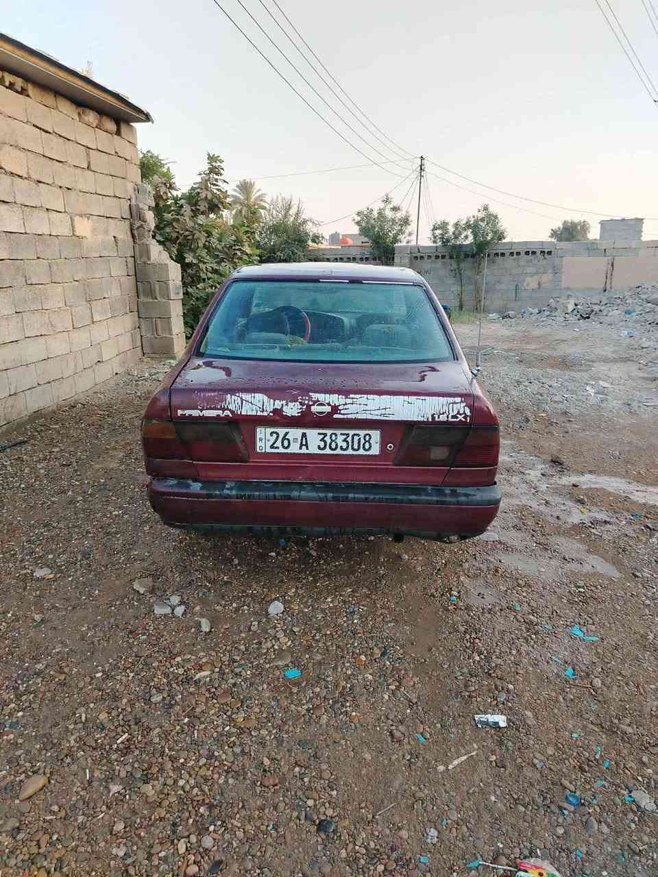 السلام عليكم ورحمه الله وبركاته
نيسان برايمر رقم صلاح الدين دولي تحويل ثاني يوم محرك جديد كير جديد صدر نضيف تخم تاير نضيف كهربائيات شغالة السيارة جاهزة
مكان السيارة صلاح الدين تكريت
هـ***********
