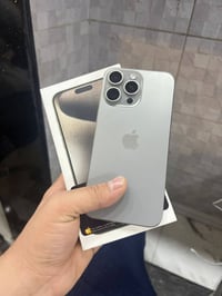 ايفون 15 برو ماكس ذاكره 256 بطاريه86 مبدال شاشه فيس ايدي شغال  نموذج M...