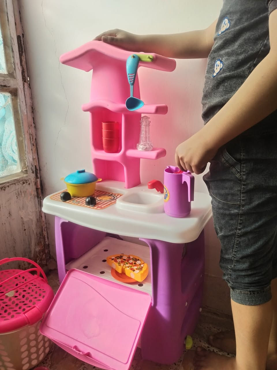 احله هديه لبنوتج الحلوه 😍
مطبخ اطفال حجمه ضخم مع فواكه تتقسم وملحقات متوفر
#الجميع


**إذا كنت صاحب هذا الإعلان وتريد حذفه لأي سبب، رجاءا أرسل رسالة إلى الدعم الفني**