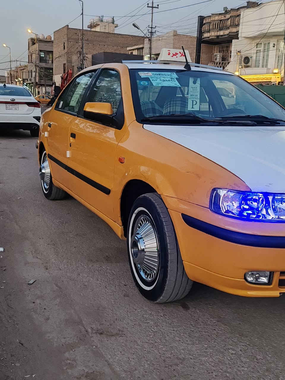 السلام عليكم
سمند موديل 2011 للبيع

صدر أمامي وخلفي جديد تدفئة تبريد تخم تاير رقم بغداد أنكليزي بأسمي السيارة جاهزة وهزة جديدة هيئة وغرامات مصفرة

والسيارة مال جناي جاهزة من كلشي وحلوة احلا من الصور
السعر 41$ بيها مجال قليل حگ الجية
للاستفسار ***********

العنوان بغداد الحبيبية
