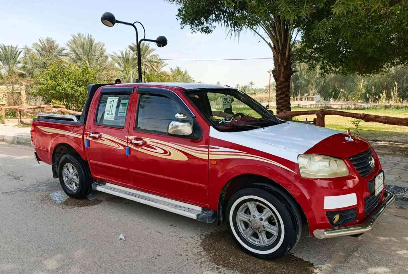 كريت ويل 2012 رقم نجف  سنويه مجدده 2030
مكفول كفالة عامه من ضربه ولتبديل تبريد شغال  السعر(50) وبيه مجال مكينه جديده اكسن كير حداديه 
مكان نجف لاشرف الشراي يتصل ***********
