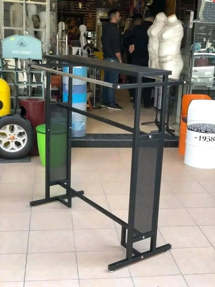 🤑🤑 السعر ٧٥ الف🤑🤑
🤩🤩توفر وجبة استاند ملابس جناحين 🤩🤩حديد ثقيل😍😍
الطول ١٢٠ سم 
العرض ٦٠ سم
ارتفاع ١٦٠ سم
للاستفسار ***********
🚚🚚توصيل خمسة آلاف كافة المحافظات  🚚🚚
العنوان/ كوت شارع مجلس محافظة واسط مقابيل كماليات اسطنبول دهل اوران, واسط
