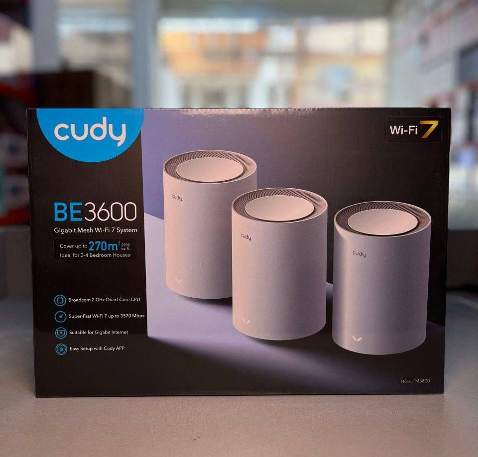 #وفرنالكم مشات كودي _ CUDY
🔵wifi_7

M3600_1pcs
السعر 55 الف
M3600_2pcs
السعر 103 الف
M3600_3pcs
السعر 155 الفالتوصيل،🚛 الى كافة المحافظات 

للأستفسار عن الاسعار الخاصة بالوكلاء واصحاب الشركات
بالأتصال على الرقم التالي 
***********
