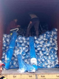 على بركة الله وصول حاويه جادر أزرق ثقيل  جميع القياسات   الفرع الأول ش...