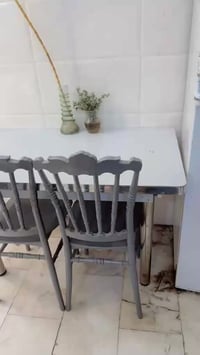 ميز طعام • ٤ كراسي • الشعب