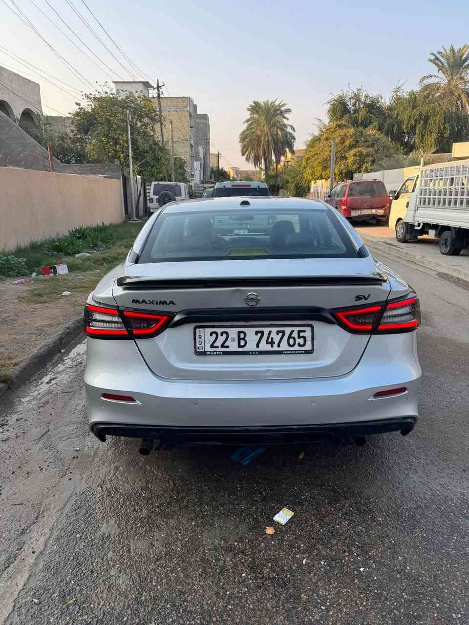 مرحبا حبايبي كل صور والسونار مسوي جديد كبل كم يوم موجود مع صور مكان سياره بغداد العامريه
سعر 133 وبيه مجال حك جيه
***********
نيسان مكسيما 2020 SV
لون سلفر 
رقم اربيل باسمنه مو باسم شركة وتحويل مباشر 
ضرر امريكا سرقه الجاملغات الامامي والبنيد وقبغ جنطه مطبوغات بدون لا شاصي لا لغد لابدنه ... قبغ جنطه تبدل نفس لون  ايرباك ستيرن سستم
تدفئه كشنات 
محرك 6 سلندر 3.500 
كير 7 نمرا 
رادار امامي + حساسات امامي 
 تشغيل بصمه تشغيل عن بعد ابواب بصمه لايت وكشافات بكلايت فول led حساسات خلفيه + كامرا  
نقطه عمياء 
تبريد قطعتين 
كشنات جلد 
صدر امامي خلقي جديد 
منظومة بانزين + منظومة هواء ادامة كامله 
ماشيه 154.000 كيلو
