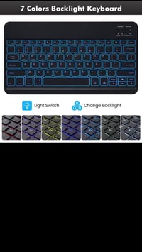 كيبورد سمارت • بلوتوث • إضاءة RGB