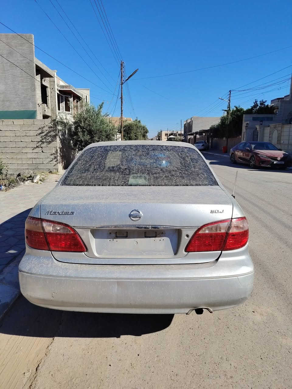 السلام عليكم نيسان مكزما ٢٠٠٨ مزاد كير محرك شرط تخم تاير صدر تبريد ثلج مابيها نقص الكتاب باسمي اسوي وكالة للمشتري تكلفة الرقم ٣٥٠ ألف السعر ٥٥ $ وبيها مجال ***********
