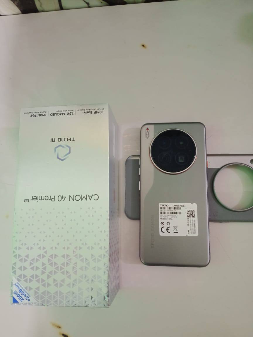 ‏السلام عليكم
‏TECNO CAMON 40 Premier 5G
‏غني عن التعريف ذاكرة 256 داخلية 12+12
‏اقوة معالج بي Dimensity 8350 Ultimate
‏ببجي 120 فريم بصمة مدمجة بالشاشة 
‏جهاز معروف سعرة احدث اصدار بي 15 وجاي تحديث 16 
‏جهاز للبيع الجديد سعرة 555 
‏اني ابيع 470 
‏او مراوس وية ايفون 14 برو ماكس مبدل شاشة 
‏جهاز ع وضع الشركة وغراضة كلها موجودة 
‏عنواني بغداد بلديات 
‏


**إذا كنت صاحب هذا الإعلان وتريد حذفه لأي سبب، رجاءا أرسل رسالة إلى الدعم الفني**