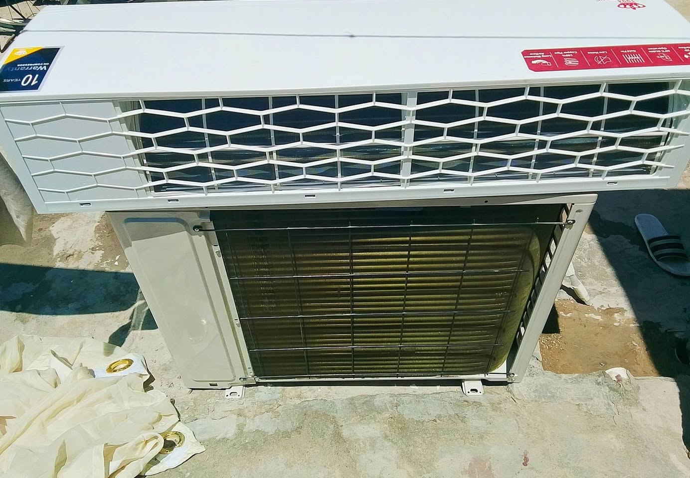 السلام عليكم سبلت رويال الرحماني 2طن جهاز مستخدم 3اشهر  جهاز جديد بعده بضمان مال شركه جهاز كامل ***********
