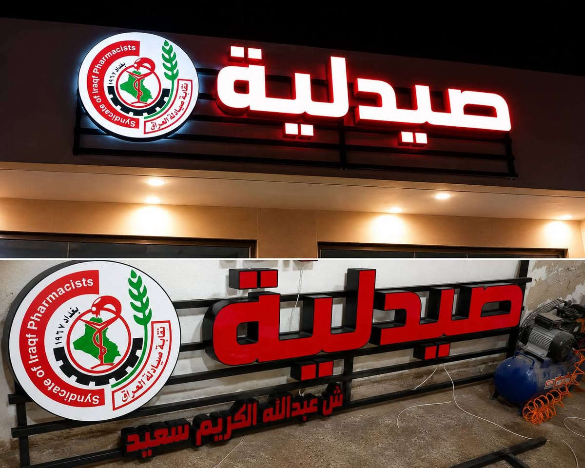 فقط من اعلانات زيدون.....💁‍♂️💁‍♂️ 
سعر المتر ٩٥ الف دينار عراقي
سعر المتر دبل بلاستيك ١٢٥ الف دينار
عروض خاصة ولفتره محدودة ....✋
حروف ضوئية بارزه 3D 🤩
متكون من ...
✅بلاستك الماني الاصلي ضمان ٥ سنوات
✅لد سمارت كوري 🇰🇷ضمان حقيقي ٥سنوات
✅لف المنيوم مكينه 
✅التصميم والتركيب مجانا
📞***********
📌 بغداد - الشعب _شارع عدن
بغداد  _السعدون

#ديكور #اعلان #تغليف_كابون  فاترينات
‏#cnc #خامات_بلاستك #pvc #حروف_ضوئية #فوم #محولات #لدات_كورية #نقشاتcnc #اعلانات_ضوئية #فلكس #ستيكر #دقة_عالية #uvمباشر # #فاترينات
