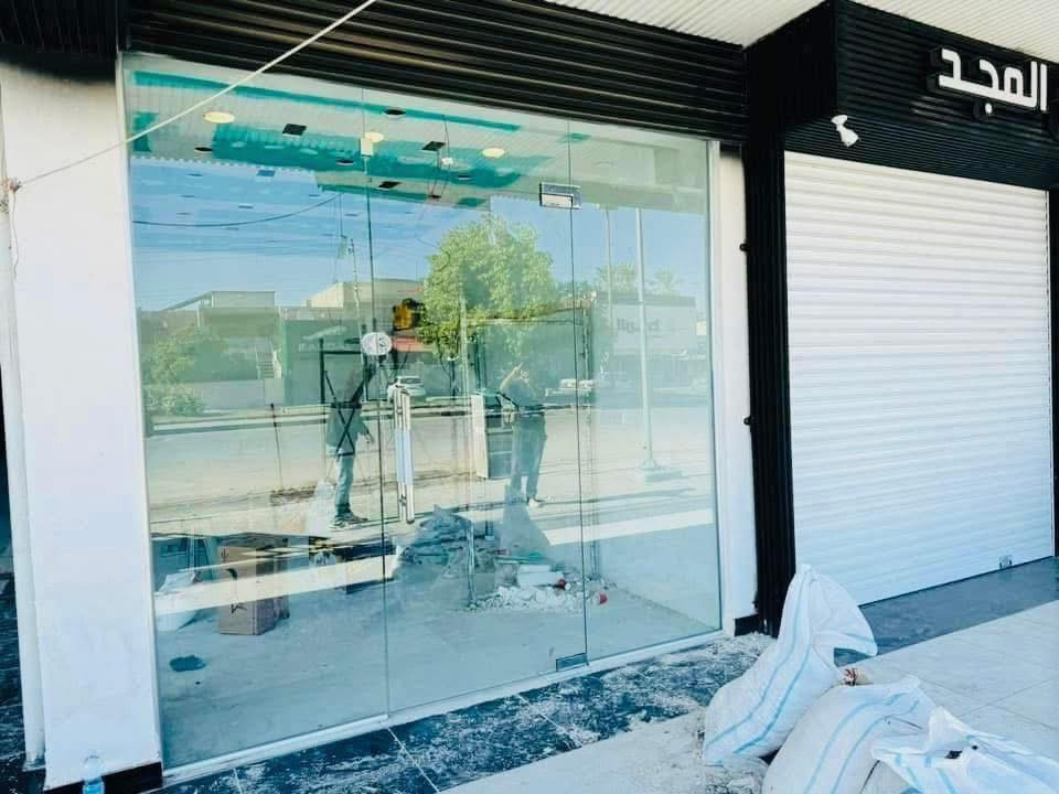 عمل واجهات وثوابت وقواطع الزجاجيه ١٠ملم
***********
