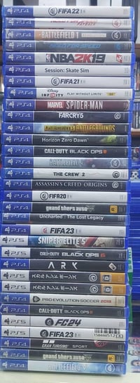 ٣٢ قرص • بلي فور وفايف • ألعاب جديدة