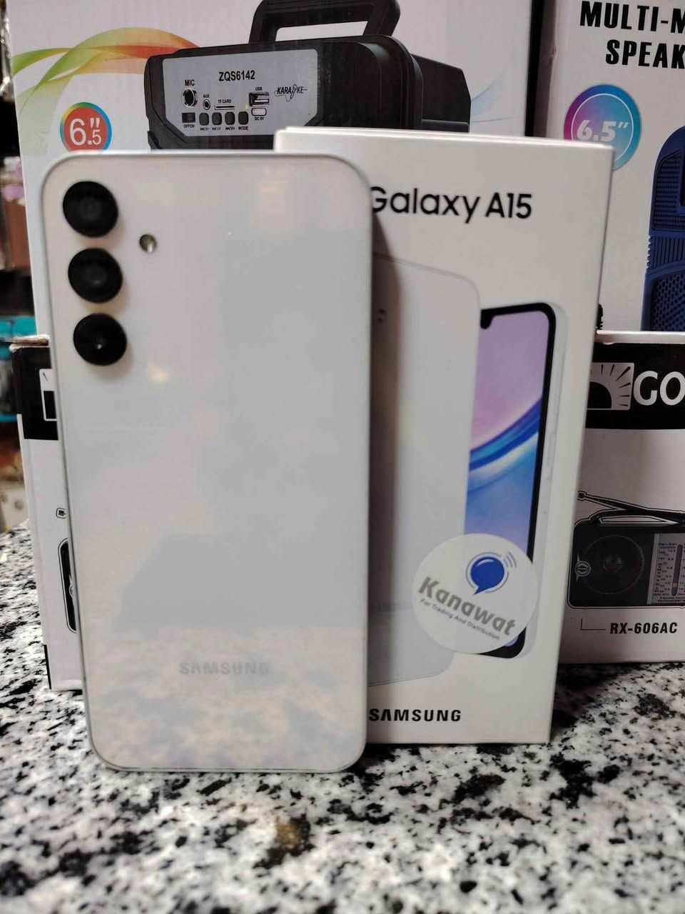 وفر فلوسك وياي 
كل عام انتو بالف خير اخوانه المسيحيين الله يحمي هذا بلد بكل اديانه واطوافه
عروض راس سنه وبأنه اجهزه اصليه بيها ضمان 
الفحص قبل الاستلام 
سويته عليه تخفيض وسعره أكثر من مناسب 
وصل الجهاز 
💸 سامسونج A15💸
مستعمل نظيف  نسخه 4G 
مواصفاته /
ذاكره 128Gمع رام 6
⬅️ 3 كاميرات 50 - 5 - 2 ميجابكسل 📷 
⬅️-بطارية بحجم 5000 mAh
السعر 💣💣💣💣
بغداد زيونه ربيعي مقابل مول دريم ستي 
السعر 70 الف
جملة لاصحاب المحلات 
يوجد توصيل كافه محافظات 
ضمان شرط فحص والاصلي
‏‪بغداد زيونه ربيعي مقابل مول دريم ستي 
للحجز راسلنا على خاص الصفحة او الاتصال على
اذا اتاخرت بالرد يرجى مراسله ع واتساب  أو اتصال 
***********
*********** بغداد, العراق
