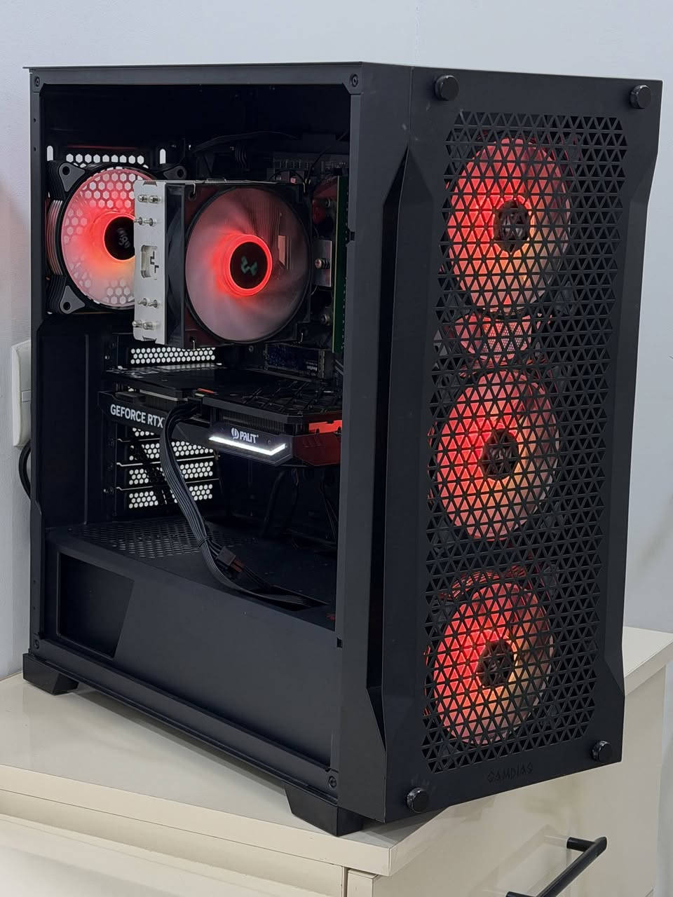 السلام عليكم 
تجميعه للبيع كيس فقط ..
نظافه عاليه جدا واداء ممتاز..

r7 5700x3d
b550 aorus 
Rtx 4070 12gb palit x2
ram 2x8 16gb 3200mhz
m.2 512gb 
cooler deepcool ag400
p.s 750 watt +80 
case gamedias 6fan argb
...
السعر مليون و590 الف 
متوفر توصيل


**إذا كنت صاحب هذا الإعلان وتريد حذفه لأي سبب، رجاءا أرسل رسالة إلى الدعم الفني**