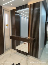 عين ترما ريف دمشق • مطبخ امريكي • ديكورات خشب