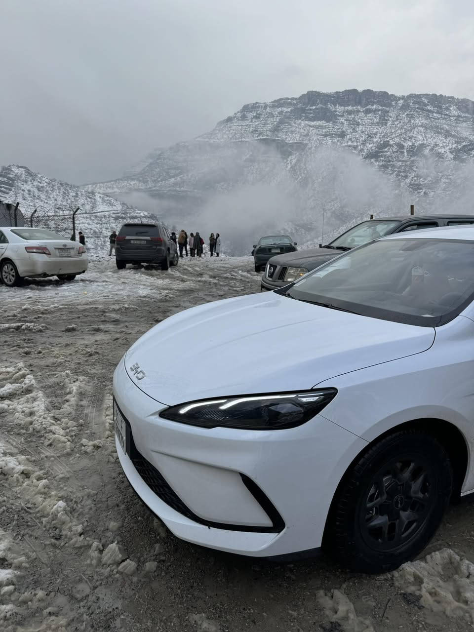 سلام عليكم BYD سيل 05 للبيع 
مكفولة من الصبغ والبارد 
داخل ابيض
سيارة جديدة وما ناقصها شي وبأسمي
ماشيه ١٠٠٠٠ 
سعر ١٩.٨٠٠ بيها مجال شي بسيط 
مكاني بغداد 
***********
