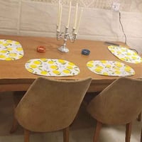 ميز طعام زان  ثقيل نضيف اخو جديد استعمال قليل ٤ كراسي نضافته 💯💯   السع...