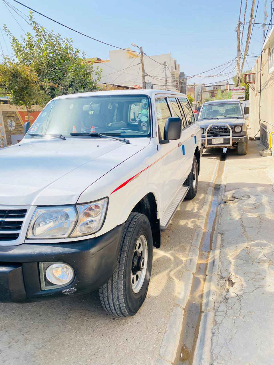 سلام عليكم نيسان بترول لل بيع ٢٠٠٣سياره جاهزه من كلشي تبريد شغال تاتفءه سياره شوف العين نضيفه كلش الستفسار  ***********شرط الحاسبه
