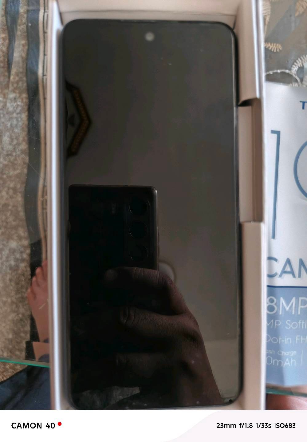 للبيع
مبايل تكنو كامون ذاكره 128 استخدام قليل اخو الجديد كامل مع الكارتون والملحقات السعر 200 الف