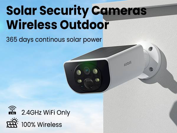للبيع كاميرا طاقة شمسية نوع AOQEE S1 ضد الماء جديده *********** 

✔ النوع: كاميرا مراقبة خارجية لاسلكية (Wi-Fi) مع طاقة شمسية (Solar) 

✔ الدقة: فيديو 2K (3 ميجا بكسل) — صورة واضحة وتفاصيل عالية 

✔ رؤية ليلية: رؤية ليلية ملونة بوجود LED/إضاءة تلقائية في الظلام 

✔ كشف الحركة: مستشعر حركة PIR مع دعم تمييز الإنسان لتقليل الإنذارات الخاطئة 

✔ التواصل الصوتي: صوت ثنائي الاتجاه (تستطيع التحدث والاستماع) 

✔ التخزين: دعم بطاقة microSD حتى 128 GB + خيار التخزين السحابي 

✔ الاتصال: Wi-Fi 2.4 GHz فقط (لا يدعم 5 GHz) 

✔ التوافق: يدعم التكامل مع Alexa وGoogle Home للتحكم الصوتي 

✔ القدرة على العمل في جميع الأحوال الجوية: مقاومة للماء والغبار بمعيار IP65 

✔ مصدر الطاقة: لوحة شمسية + بطارية مدمجة — لا حاجة للكابلات الكهربائية 

✔ زاوية الرؤية: حوالي 100 درجة لتغطية واسعة للمكان 

✔ الاستخدام: مناسب للمنازل والحدائق والأبواب والمداخل
