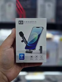 نك مايك تايب سي وايرلس K8 🫡🔥  يدعم عزل الضوضاء بشكل ممتاز ✅   منفذ تاي...