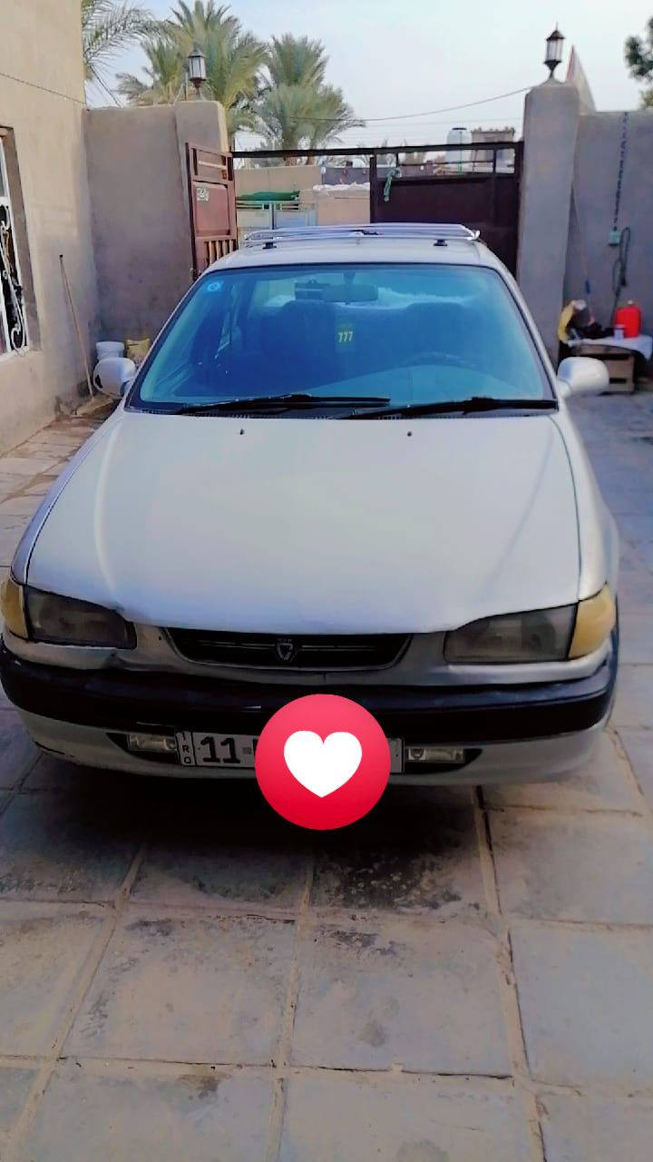 سلام عليكم كورلا موديل 96 محرك وكير وكهربايات خير من الله رقم بغداد نكليزي مشروع وطني تخم تاير جديد مداور ثاني يوم السعر ٤٣ وبيها مجال للطيبين الاتصال بالرقم ***********
