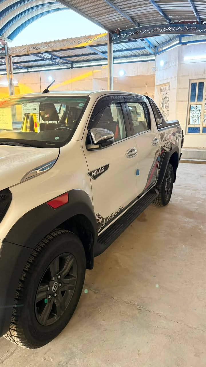 السلام عليكم
للبيع 
 تيوتا هايلوكس تي ار دي( TRD)
 موديل 2024
لون صدفي
ماشيه 52 الف
فول موصفات شركه ساز (SAS)
فول كماليات
مكفول عام
حجم المحرك سته سلندر V6
رقم شمالي ( وكاله او تحويل)
مكانها واسط الزبيديه
السعر 375$ ورقه و بيه مجال
***********

