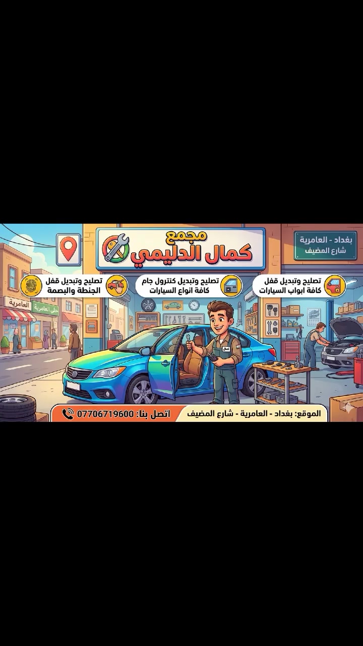 #بغداد #العامرية #شارع #المضيف 

مجمع كمال الدليمي للأدوات الأحتياطية والكماليات العامرية الحدث اهل العامرية واعلامها العامرية مدينتي حي الجهاد/الأمانه


**إذا كنت صاحب هذا الإعلان وتريد حذفه لأي سبب، رجاءا أرسل رسالة إلى الدعم الفني**