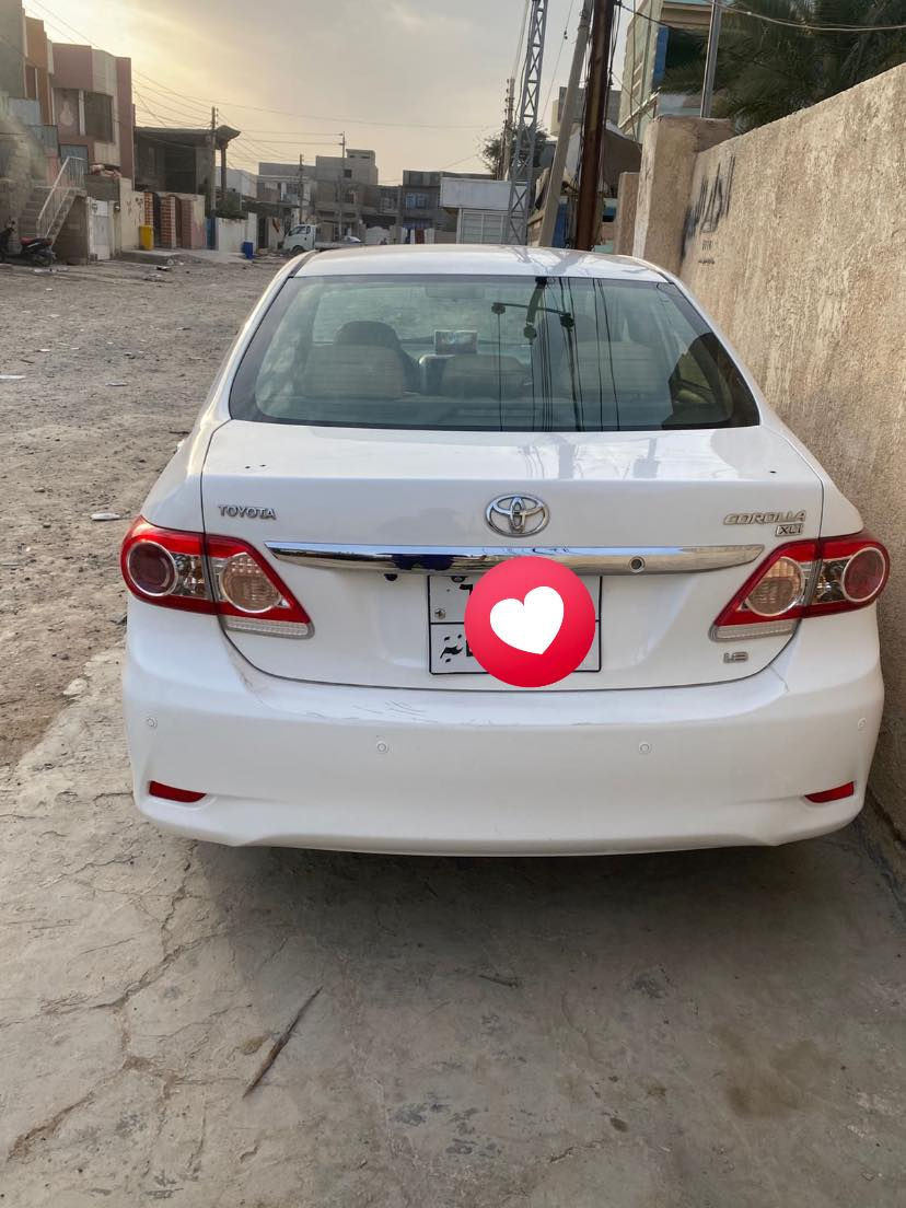 السلام عليكم 
كورلا XLi
سياره جديده 
تبريد شغال 
تدفئه شغال 
كير مكفول 
محرك مكفول 
صدر جديد كامل 
تايرات جديد 
باتري جديد 
ادامه كامله 
ماشيه 190
رقم سليمانيه 
السعر 125 بيها مجال بسيط 
***********الاتصال
