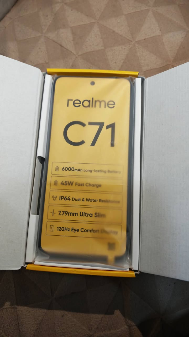 جهاز جديد جداً 🔥📱
للبيع موبايل realme C71
💾 سعة 256GB
⚡ رام 8GB
✨ المميزات:
الجهاز مفتوح فقط من الكارتون ما مشحون ولا مره
أداء سريع وسلس بدون أي مشاكل
🔋 بطارية ممتازة تدوم
📦 متوفر ويا الجهاز:
✔️ الكرتونة الأصلية
✔️ الشاحن الأصلي
💰 السعر: 180 ألف.
للتواصل :***********
