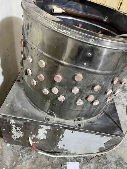 مكينه سمط دجاج للبيع نظيفه حجم كبير السعر 200 المكان فلوجه حي العسكري تواصل خاص او رقم 
***********
