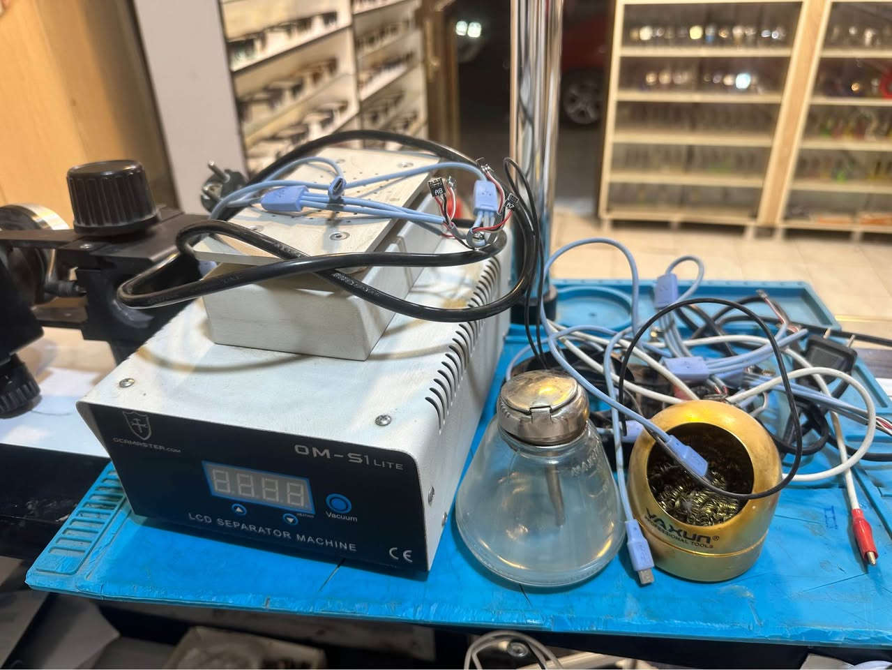 سلام عليكم شباب هاي اجهزه اصليه مستخدمه قليل جداً وعدة كامله مكمله السعر 500 الف قفل *********** ناصرية, ذي قار
