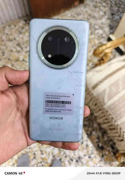 سلام عليكم هونر x9 سي ذاكرة 256 بطارية 660  مابي اي ضرر مع باكيت وشاحنة  سعر 300  عنوان الشعب ***********
